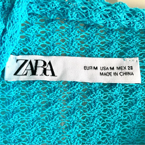 Zara - Pointelle Knit Sweater - Picture 4 of 7